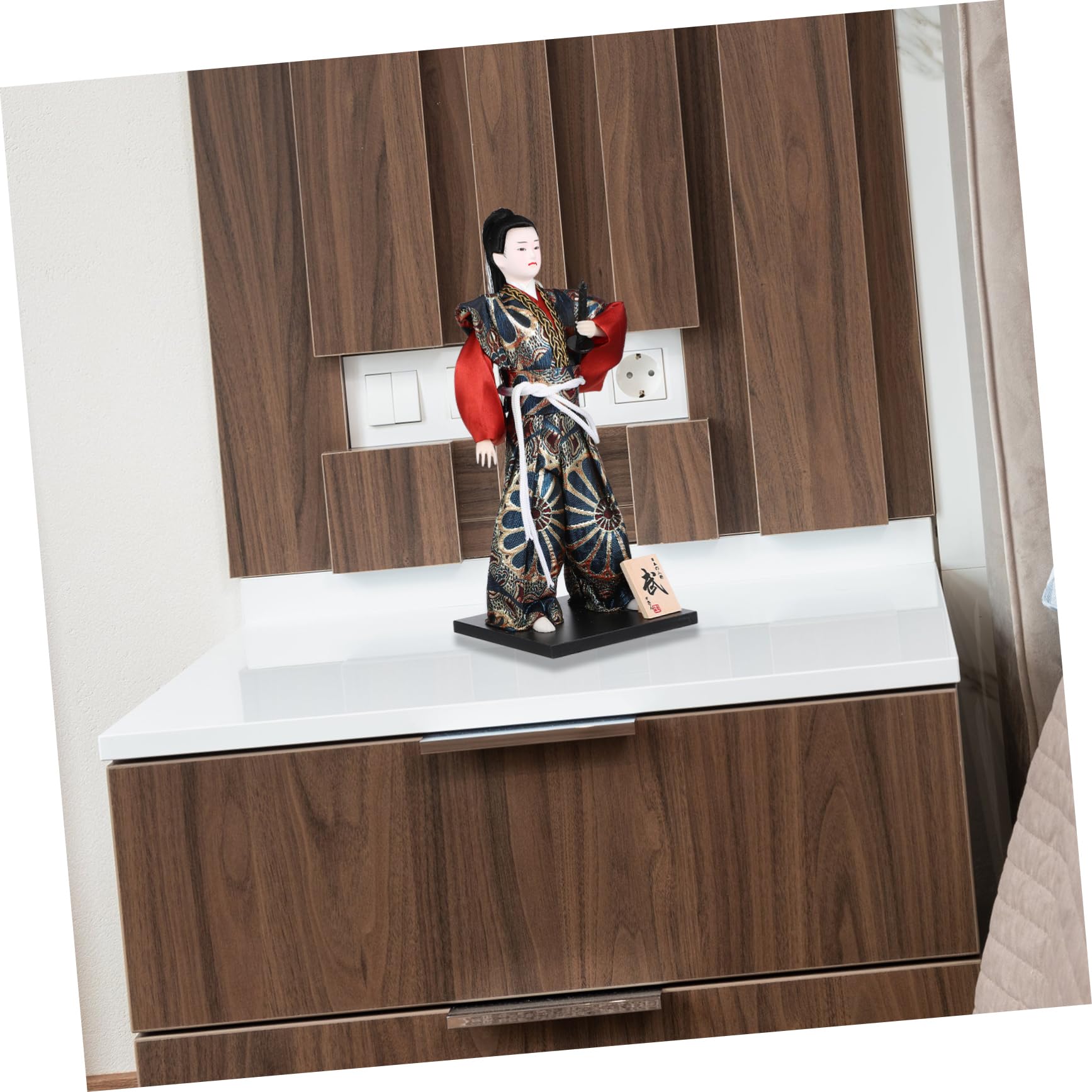 Figura de Guerrero Samurái Japonesa de 30cm para Decoración