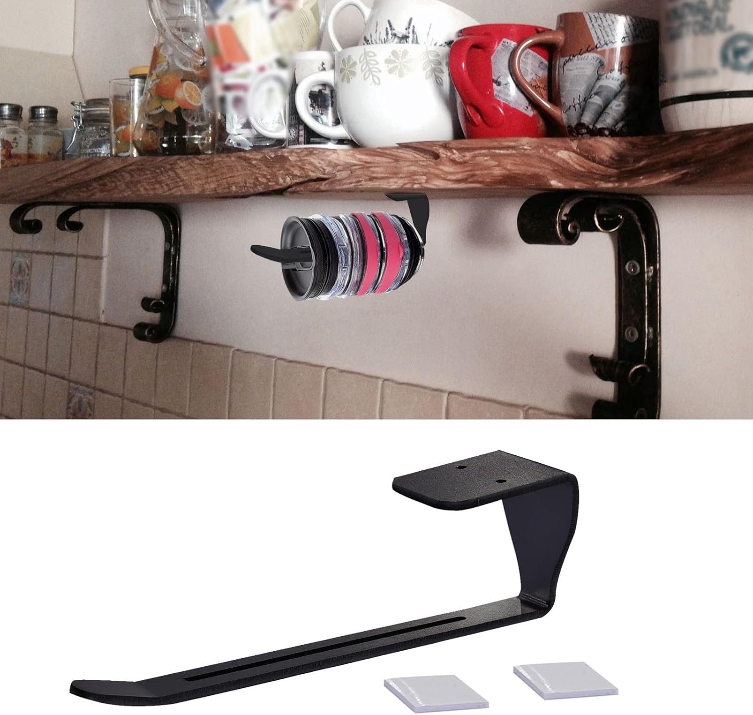 Tumbler Lid Storage Hook Under Lid Organizer Holder