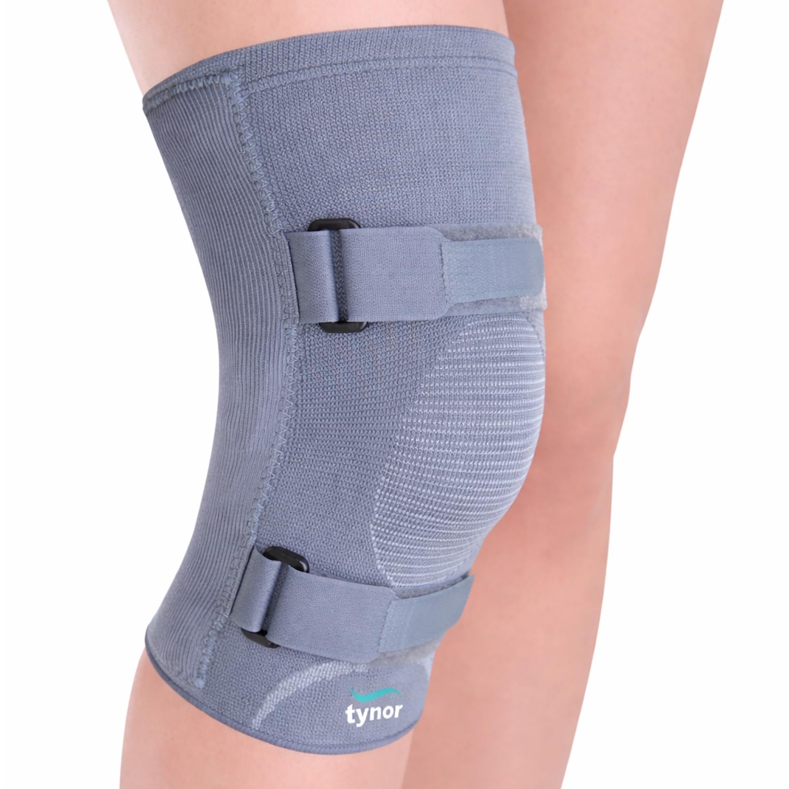TYNOR Knee Cap With Rigid Hinge, Grey, XXL, 1 Unit-image-36