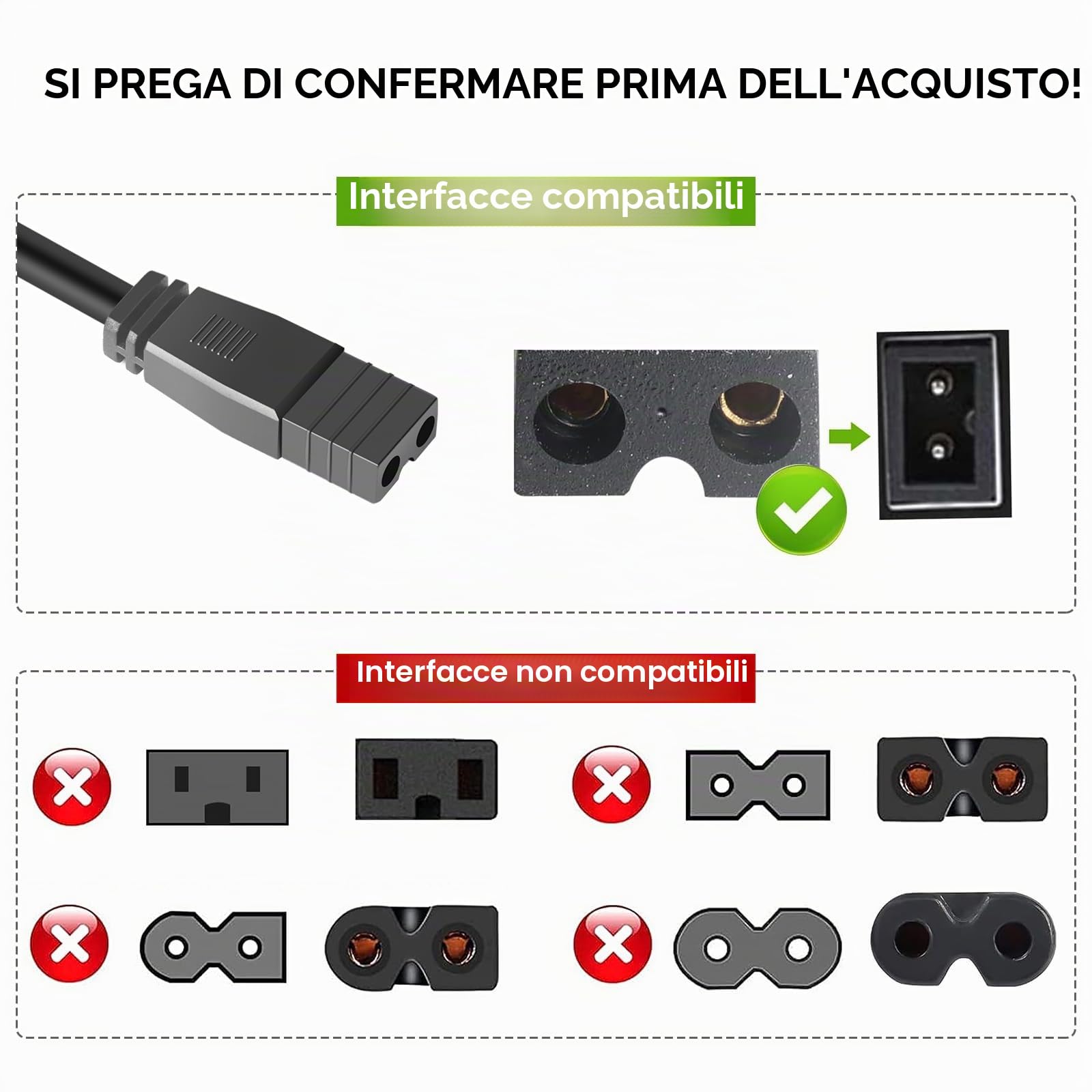 KFD Alimentatore di rete da 12 V 5 A per frigo box Dometic TC 14 TC 21FL TC 35 Waeco MF 05 MF 15 MF 1F TF 14 Mobicool Igloo Koolmate Mini frigoriferi, cavo di ricarica 100 V - 240 V AC