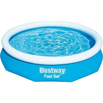 Bestway Fast Set above-ground pool without pump, 305 x 66 cm, blue, round (57456)