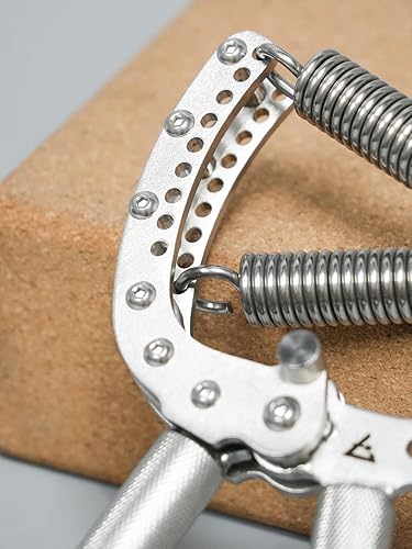 Miniatura 7 de Daqi Jiang Entrenador de fuerza de agarre Agarre de acero inoxidable fuerza ajustable masculino y femenino profesional fuerza de dedo agarre