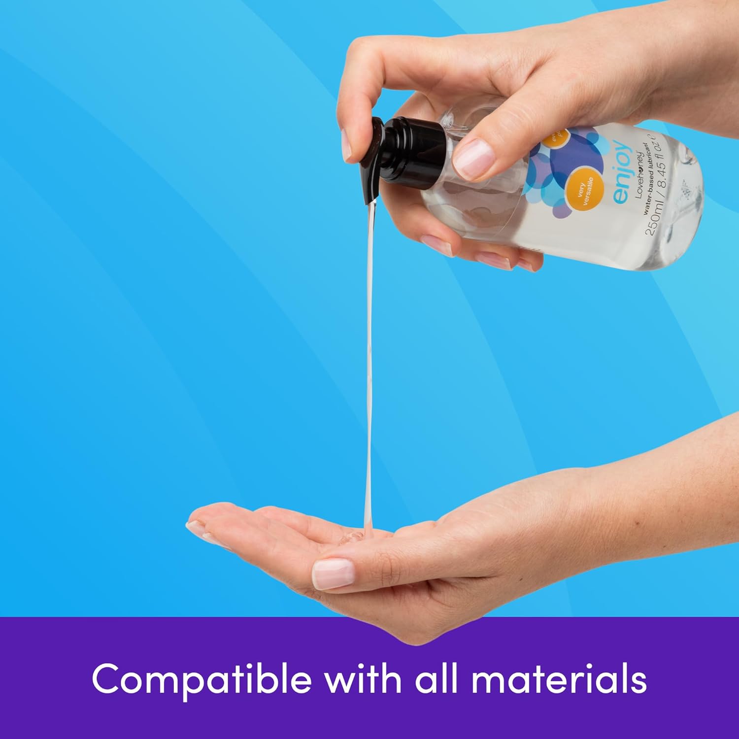 Lovehoney Advanced Unisex Strap On Dildo & Harness Kit and Enjoy Water Based Lube 8.5 fl oz - Couples Sex Toys Bundle