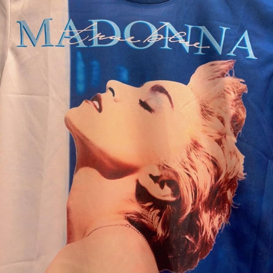 新品　マドンナ 　MUISC　非売品 Tシャツ　LLサイズ Amazon.co.jp: マドンナTシャツユニセックスsizeMトゥルーブルー