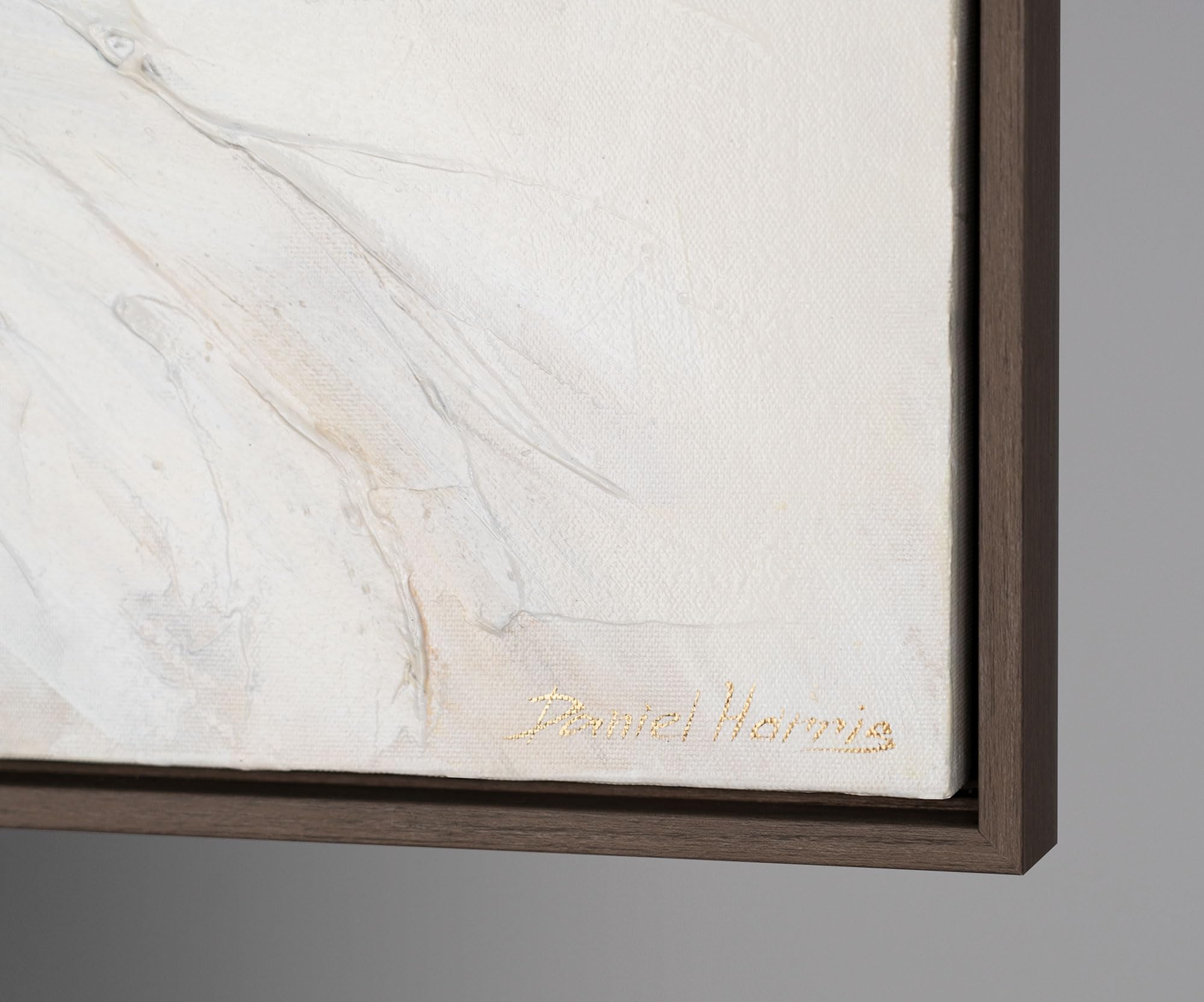 YS-Art Quadro Cavalli Astratti Dipinto a Mano su Tela con Texture Materica e Dettagli Oro per Soggiorno Ufficio 140x70 cm