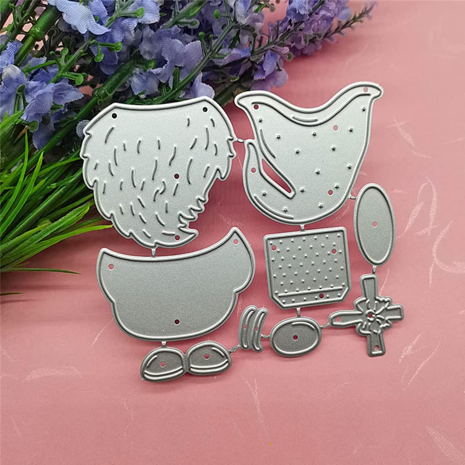 Fustelle Metalliche Per Scrapbooking: Set Con Scritta Merry Christmas E Pupazzo Di Neve