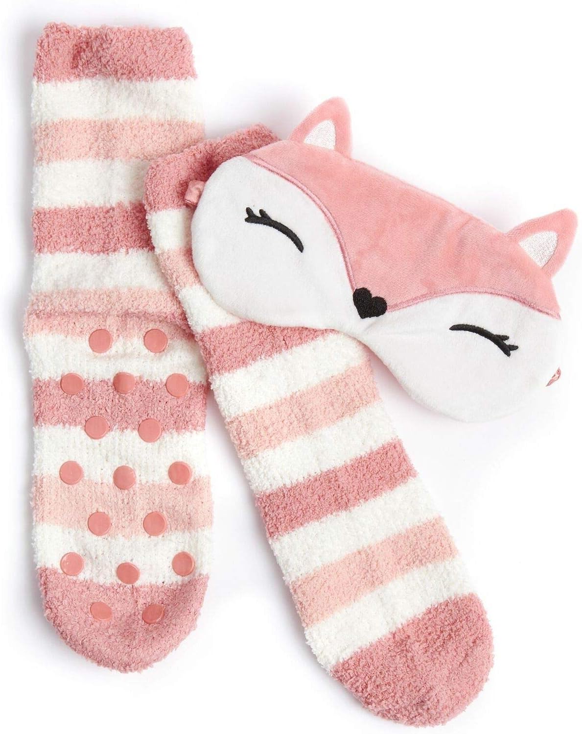 STC StoresLadies Eyemask and Cosy Slipper Sock Set