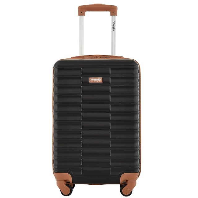 Wrangler 22 Outrider Hardside Carry-On Luggage Black