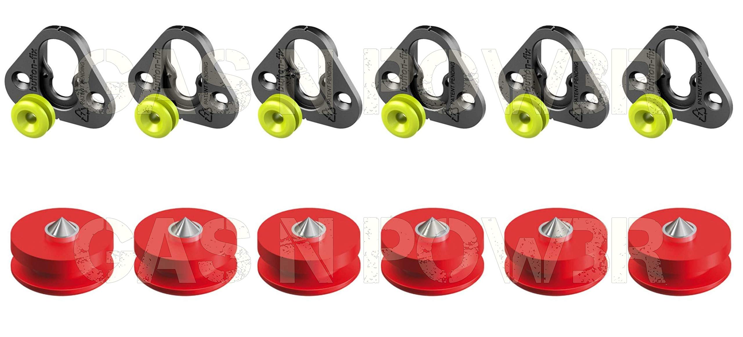 Button Fix Type 1 Bracket Marker Guide Kit Connecting Panels x6 + 6 Marker Tools