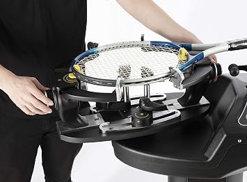 S3169 Desktop Badminton Racket String Machine Pounds 360 Rotating Professional Tennis Racket Stringing Machine for Professional stringing Court/Studio Frame with Tools and Accessories