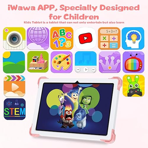 Miniatura 3 de YATIOM Tablet para niños de 10 pulgadas Android 14 con funda protectora, Octa-Core, 10GB+64GB512GB expandible, batería de 6000mAh, WiFi, BT, control