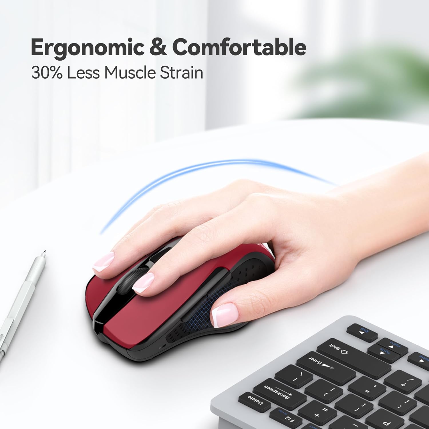 TECKNET Pro Wireless Mouse használat közben