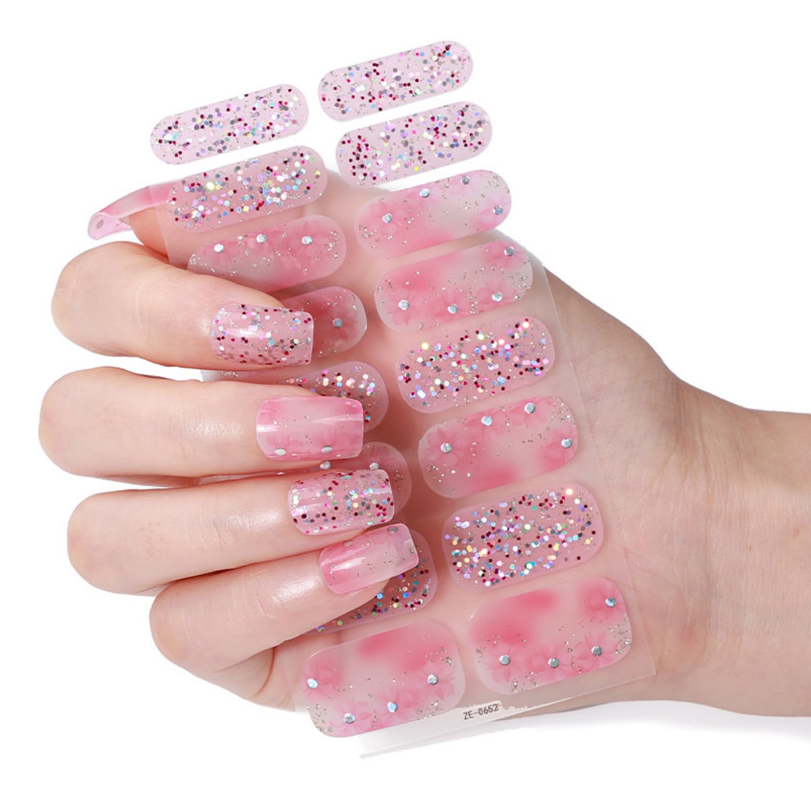 Nails Art Sticker Nails Polish Sticker Christmas Gels Strips Polish Strips Art Decortions Christmas Decals