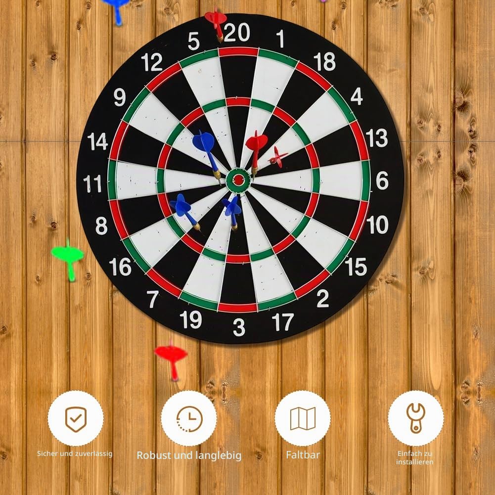 Dart Wandschutz, Holz Wandschutz Dartscheibe, Selbstklebend Gespleißt Filz Dartscheibe Wandschutz Surround Board