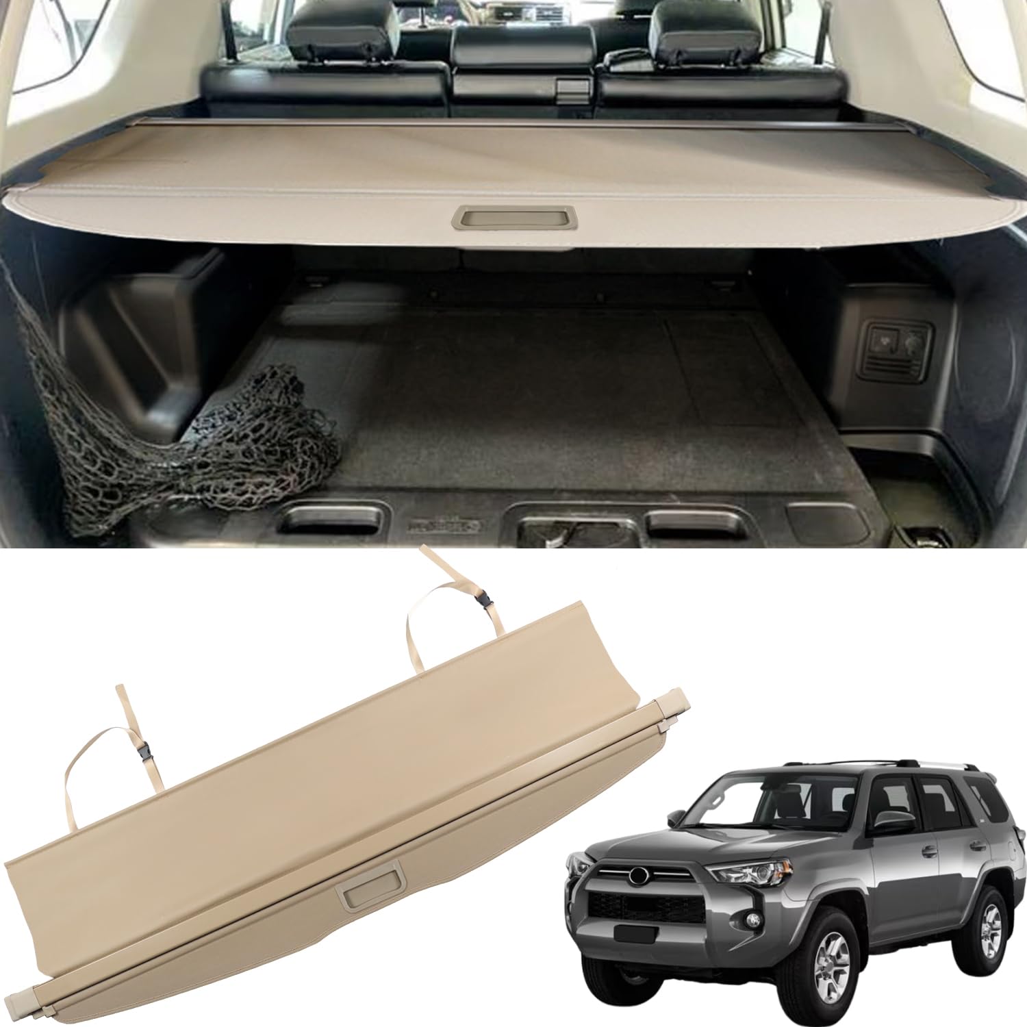 Amazon.com: Marretoo for Toyota 4Runner 2010-2024 Cargo Cover