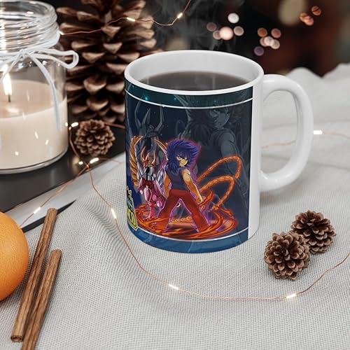 Miniatura 3 de Ave Fenix, Los Caballeros del Zodiaco, Taza de Cerámica 11 Oz