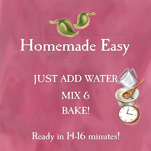 Miniatura 6 de Sticky Fingers Bakeries - Mezcla de bollos ingleses, chocolate blanco con frambuesa, fácil de hacer bollos ingleses recién horneados, hace 12 bollos