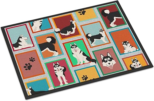 Vista 641 de Caroline's Treasures MLM1087MAT - Felpudo de perro de montaña bernés de 18 x 27 pulgadas, para interiores y exteriores, para entrada, Bernese