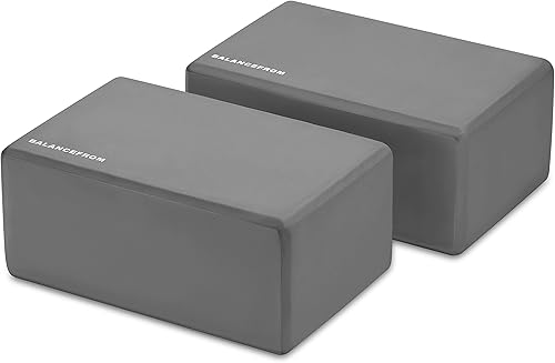 Miniatura 3 de Signature Fitness Juego de 2 bloques de yoga EVA de alta densidad, 9 x 6 x 4 pulgadas cada uno, par