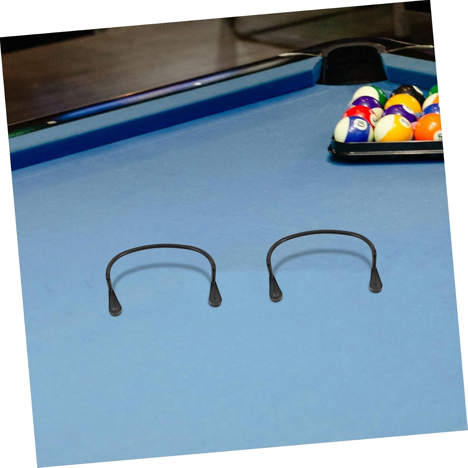 6pcs Pool Table Accessories Billiard Pocket Bracket Net Bag Holder Kit Corner Bracket Replacement Parts Easy to Install