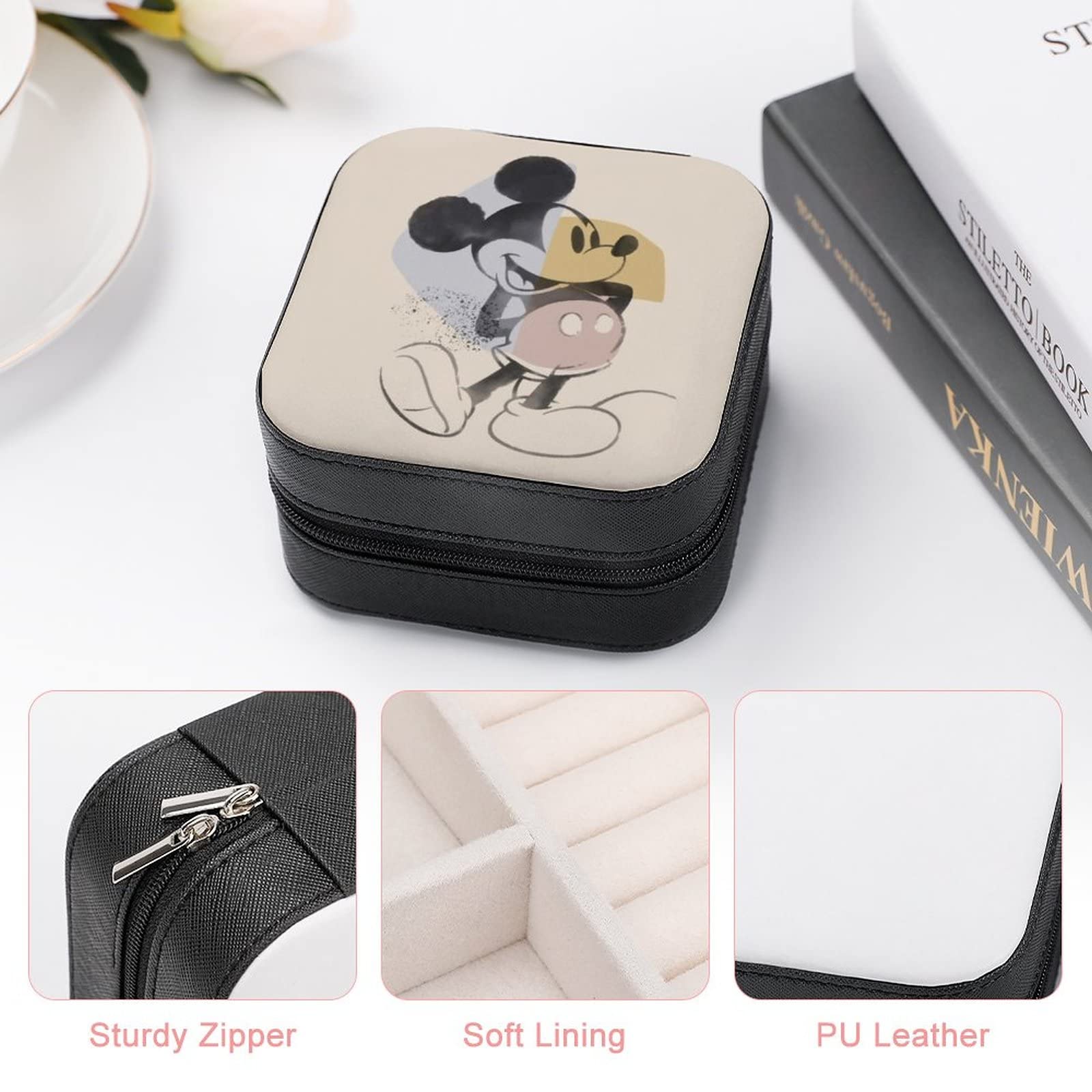 Amazon｜ミッキーマウス ジュエリーボックス ネックレス 指輪 ピアス