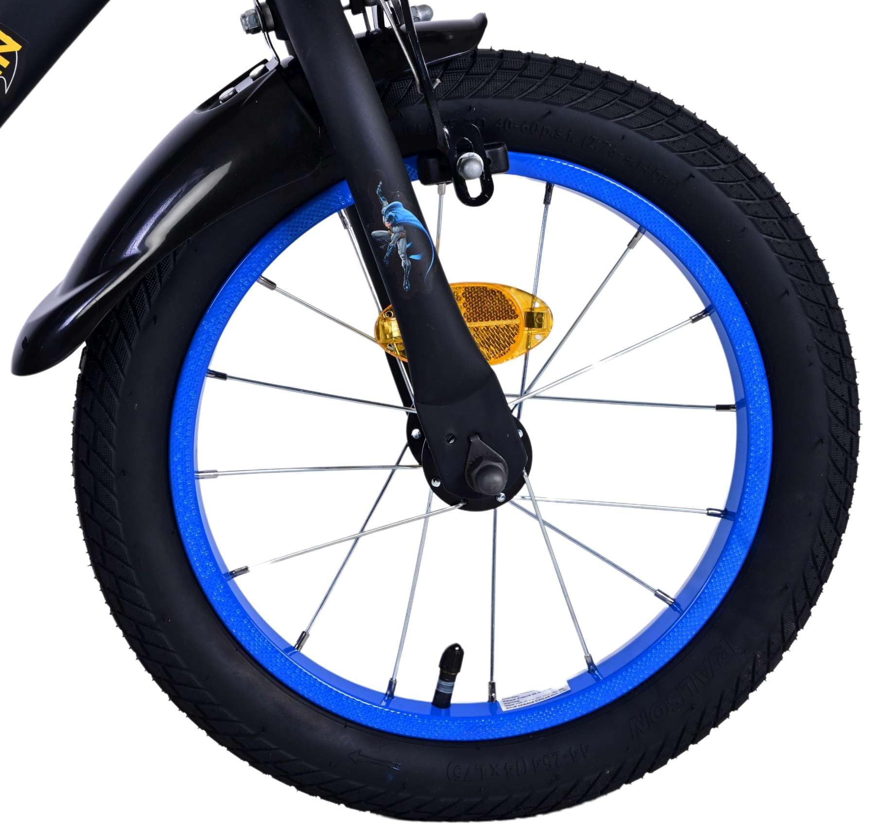 Volare Batman 14 pollici bicicletta per bambini nera - sicurezza, comfort e divertimento per ogni bambino!