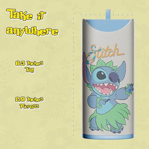 Miniatura 5 de Disney Lilo and Stitch - Altavoz inalámbrico Bluetooth - Altavoz inalámbrico recargable a prueba de salpicaduras con 3 horas de reproducciónranura
