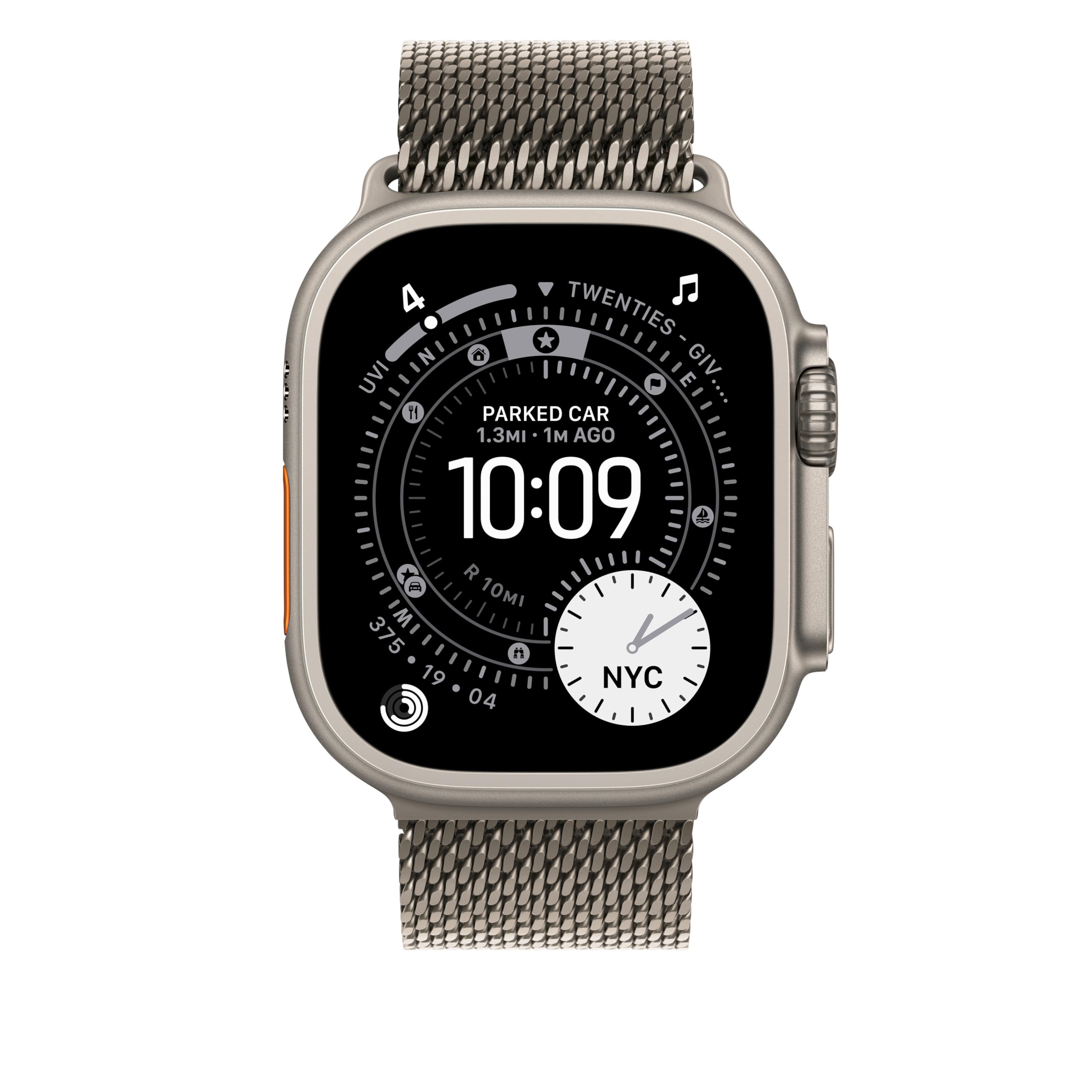 Apple Watch Band - Loop in maglia milanese - 49 mm - Naturale - Medium