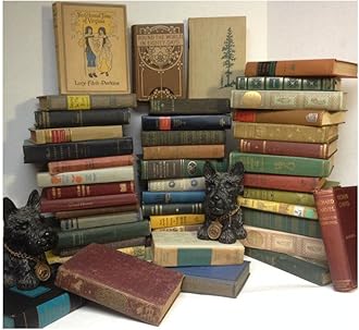 Lot of 10 ANTIQUE Old Vintage Books Collection Set UNSORTED MIXED all hardcover