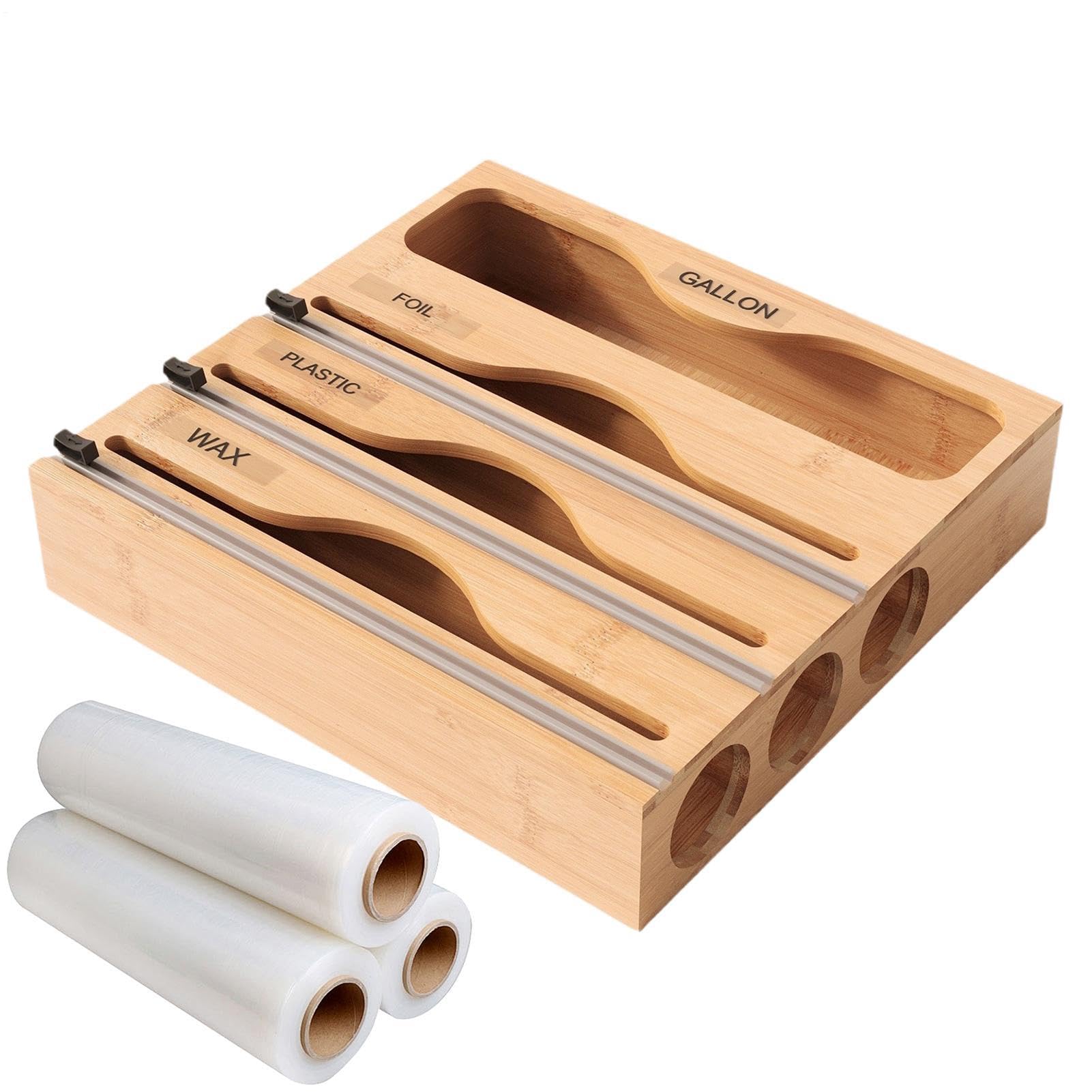 Organizador De Papel De Envolver De En Cocina Dispensadores