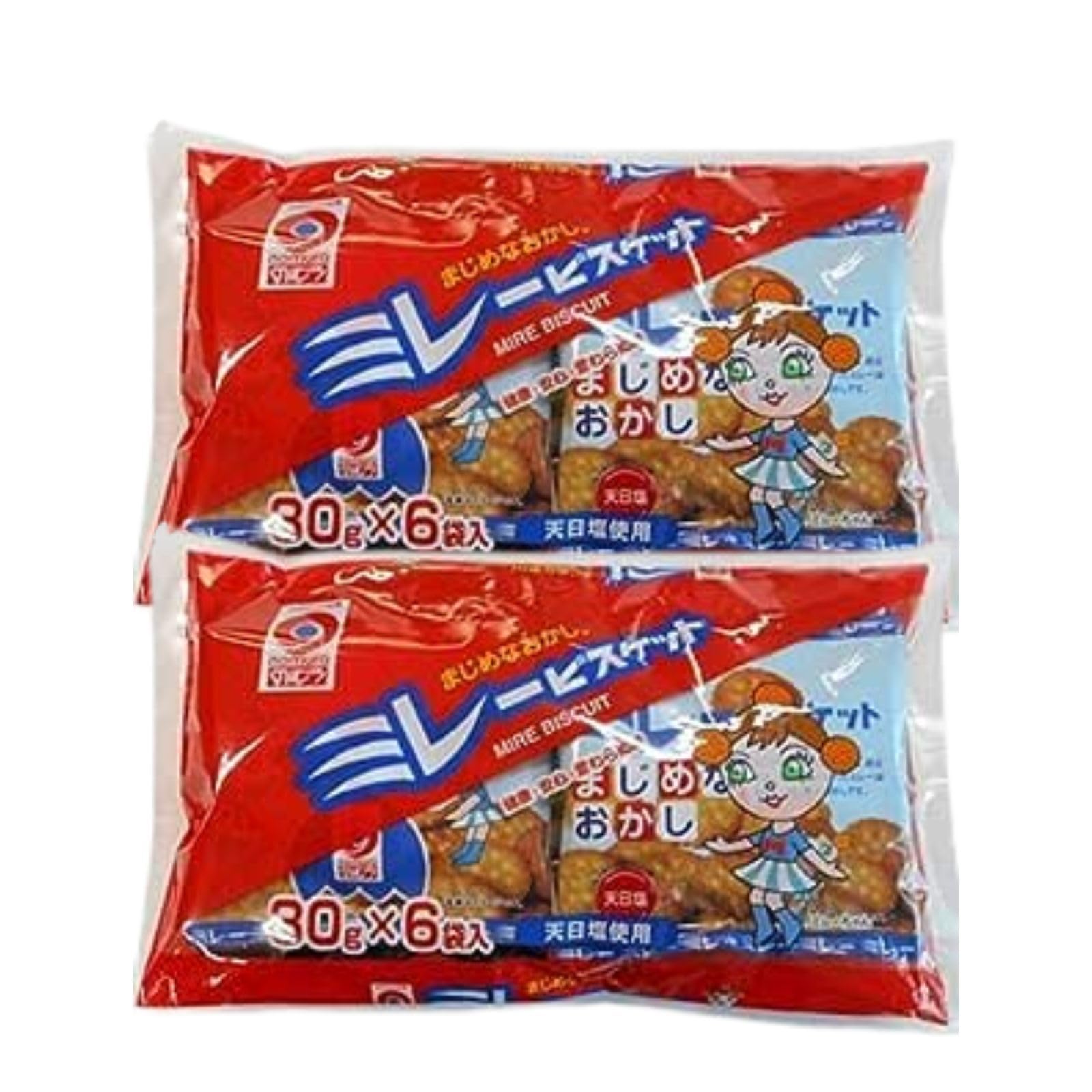 Amazon.co.jp: ミレービスケット小袋 30g×6袋×2野村煎豆加工店