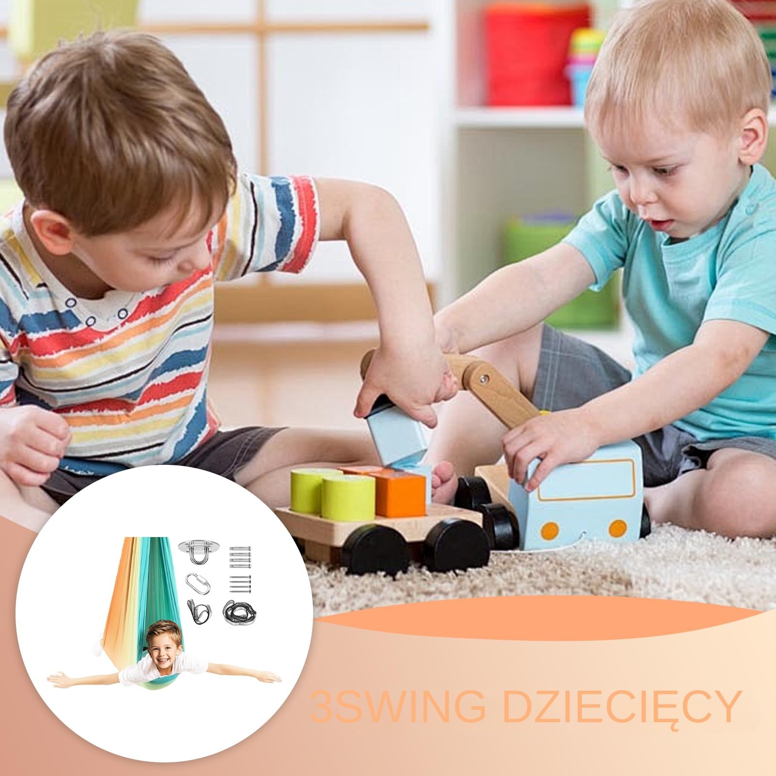 Huśtawka Sensoryczna Wydajna Huśtawka Fotel Sensoryczny