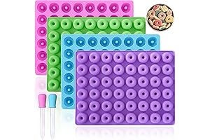 Bite-Sized Delights: Gummy Donut Molds Silicone for Sweet Mini Donut Treats