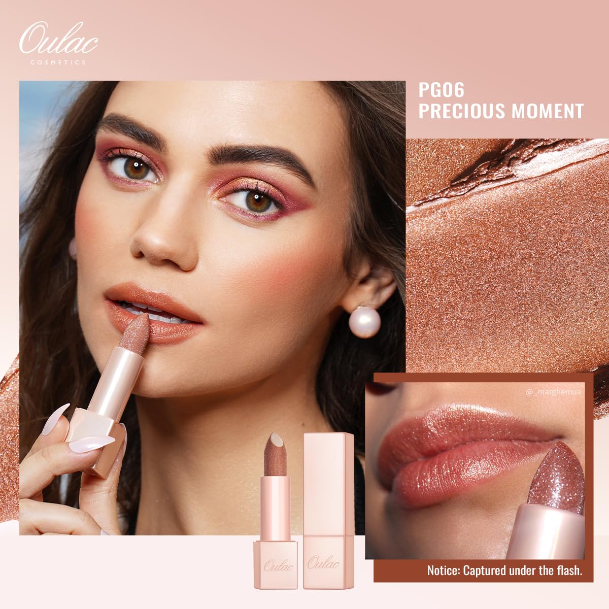 Oulac Nude Brown Lipstick for Women Review
