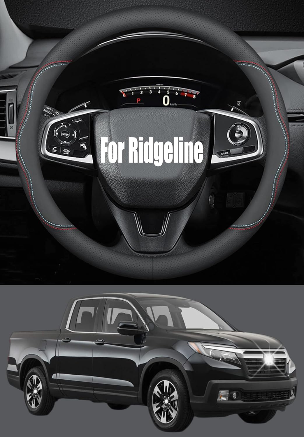 BllXESD Steering Wheel Cover Compatible for Honda Ridgeline