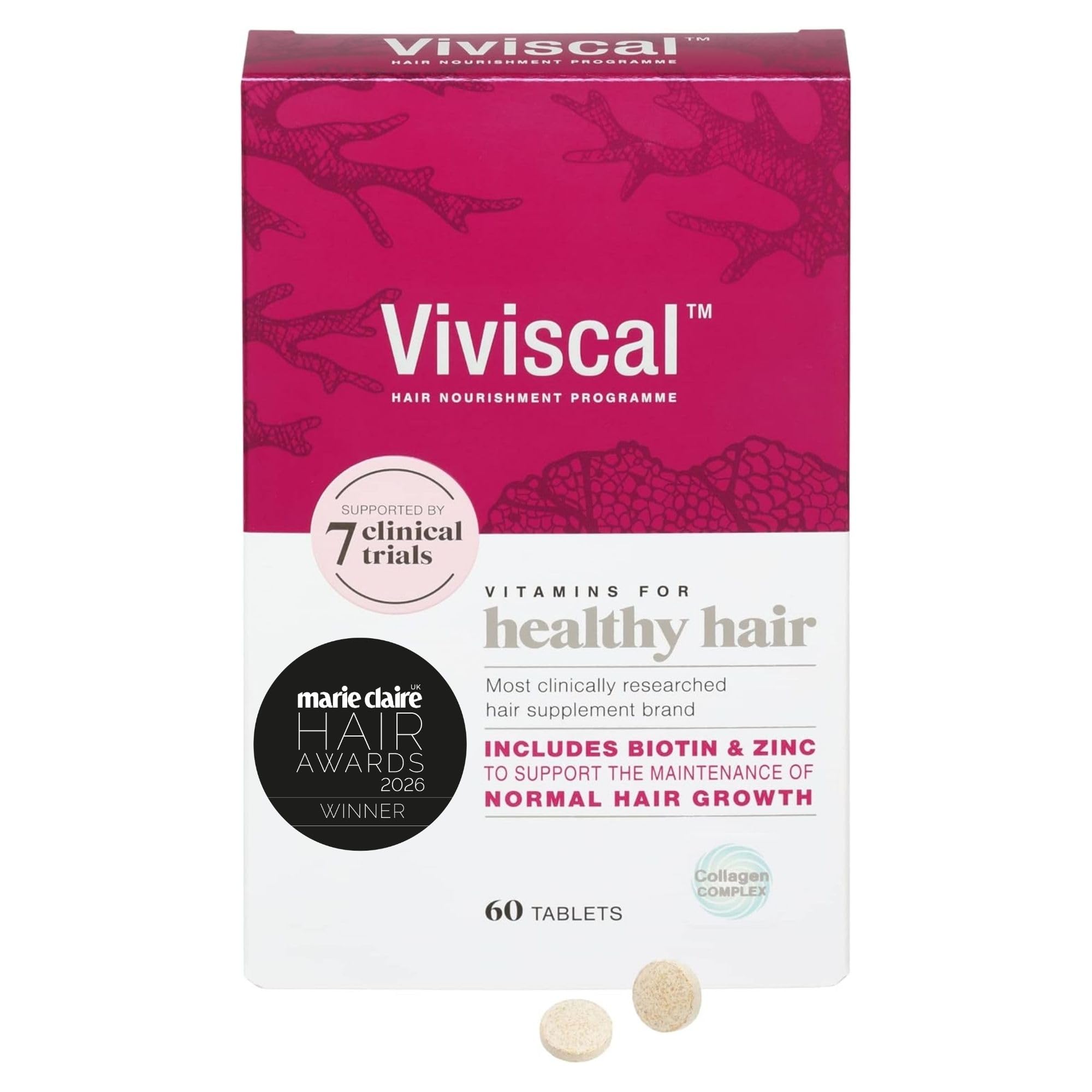 Viviscal Hair Growth Supplements –60 Tablets 100% ORIGINAL ⭐⭐⭐⭐⭐