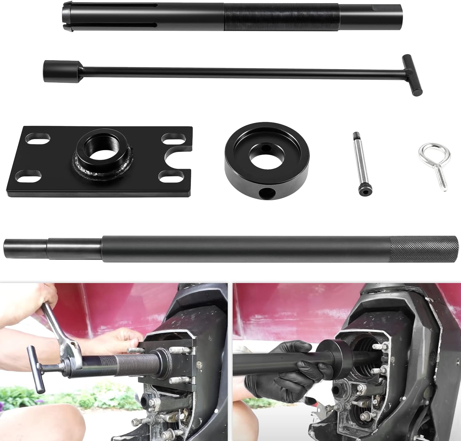 Gimbal Bearing Puller/Remover & Bearing Installer & Alignment Tool fit for Mercruiser Alpha Alpha 1 MR Bravo OMC and Volvo