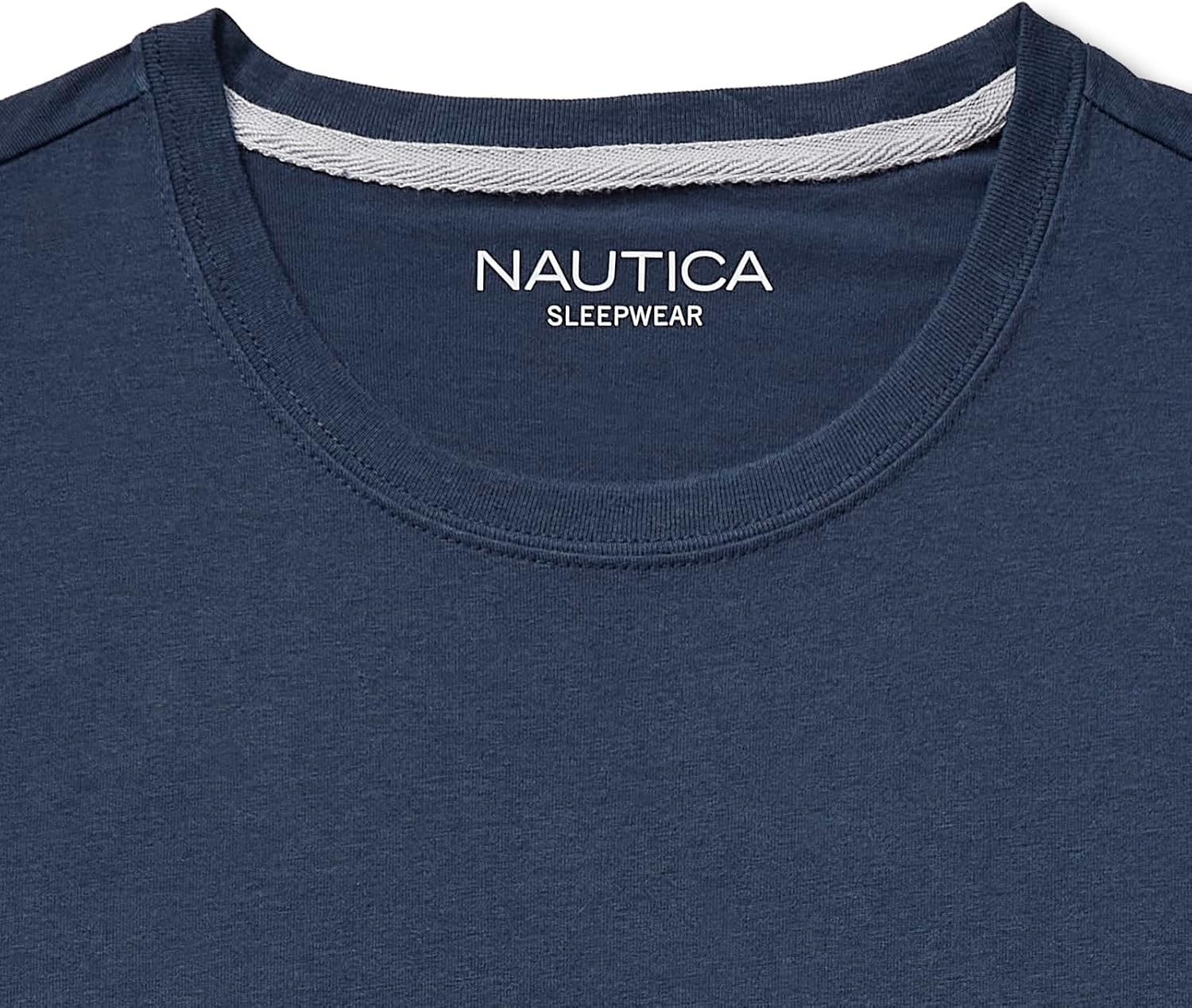 Nautica Mens Short Sleeve Crew Neck Soft Knit Sleep Tee - Image 3