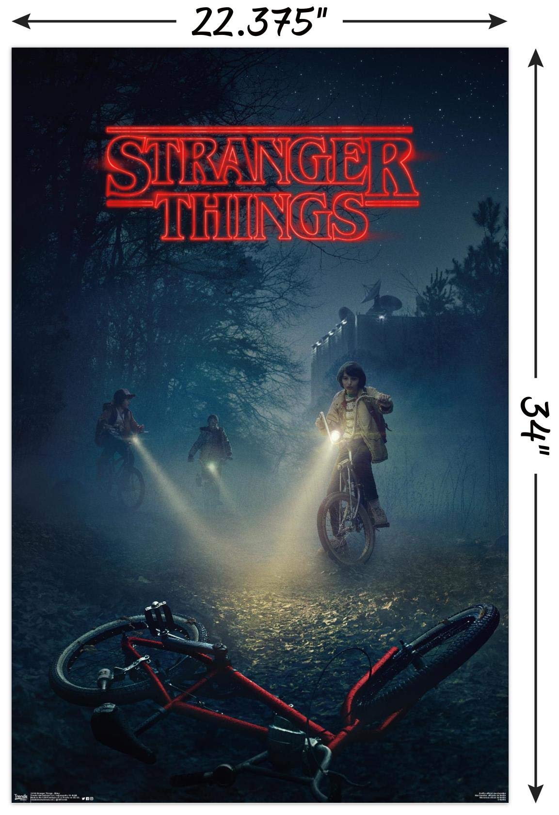 Amazon.com: Trends International Netflix Stranger Things - Bikes
