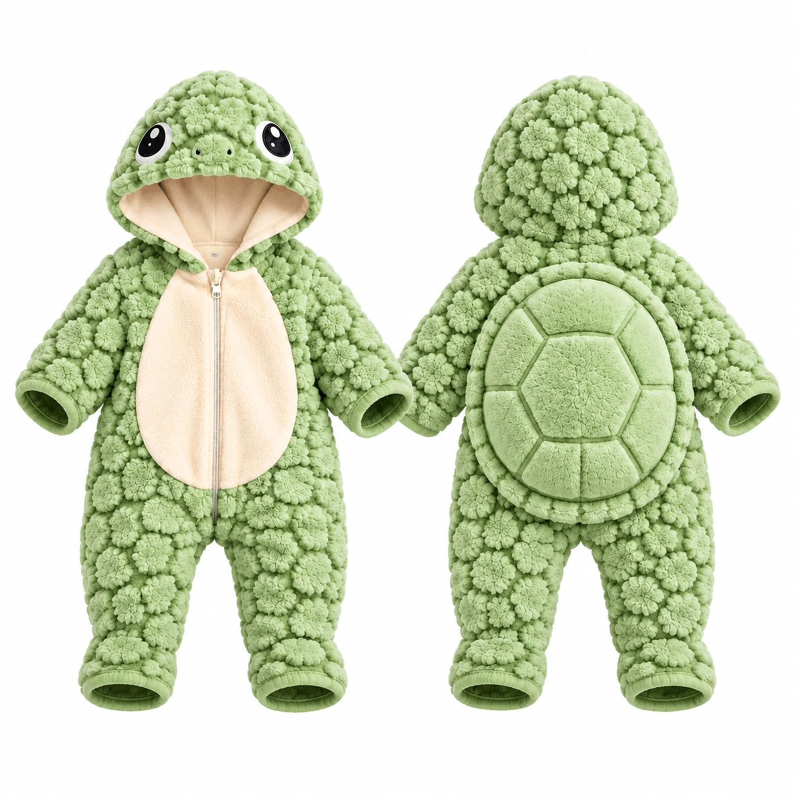 Baby Turtle Costume Girls and Boys Onesie Romper for Infant Toddler โ image 1