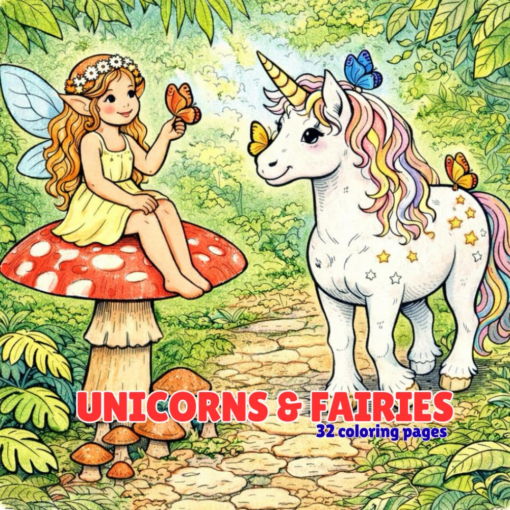 Unicorns & Fairies: Unicorns, Fairies & Fantasy Fun for Every Age!