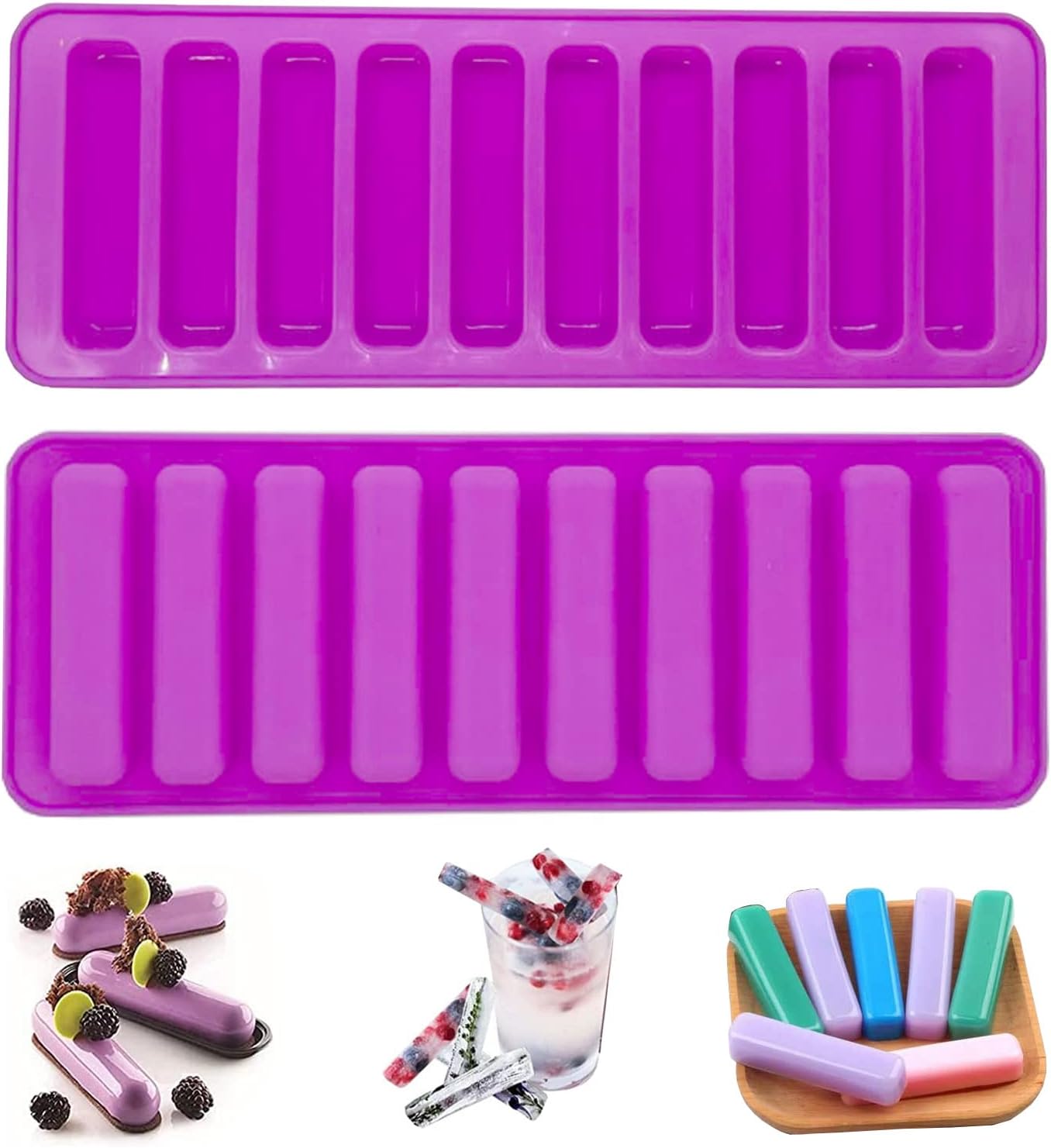 2 Stücke 10 Mulden Müsliriegel Backform Silikonform Müsliriegel ... 2 Stücke 10 Mulden Müsliriegel Backform Silikonform Müsliriegel ...