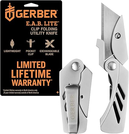 Gerber Gear EAB Lite Pocket Razor Knife with Money Clip