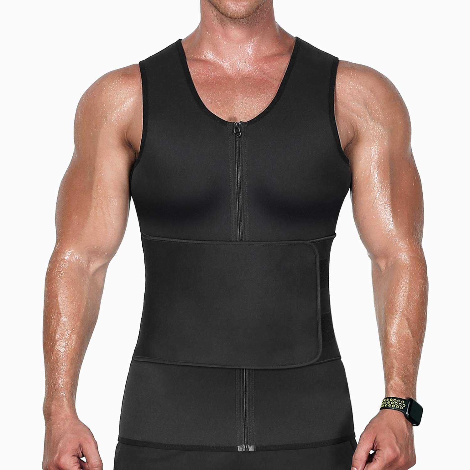 zipper sauna vest