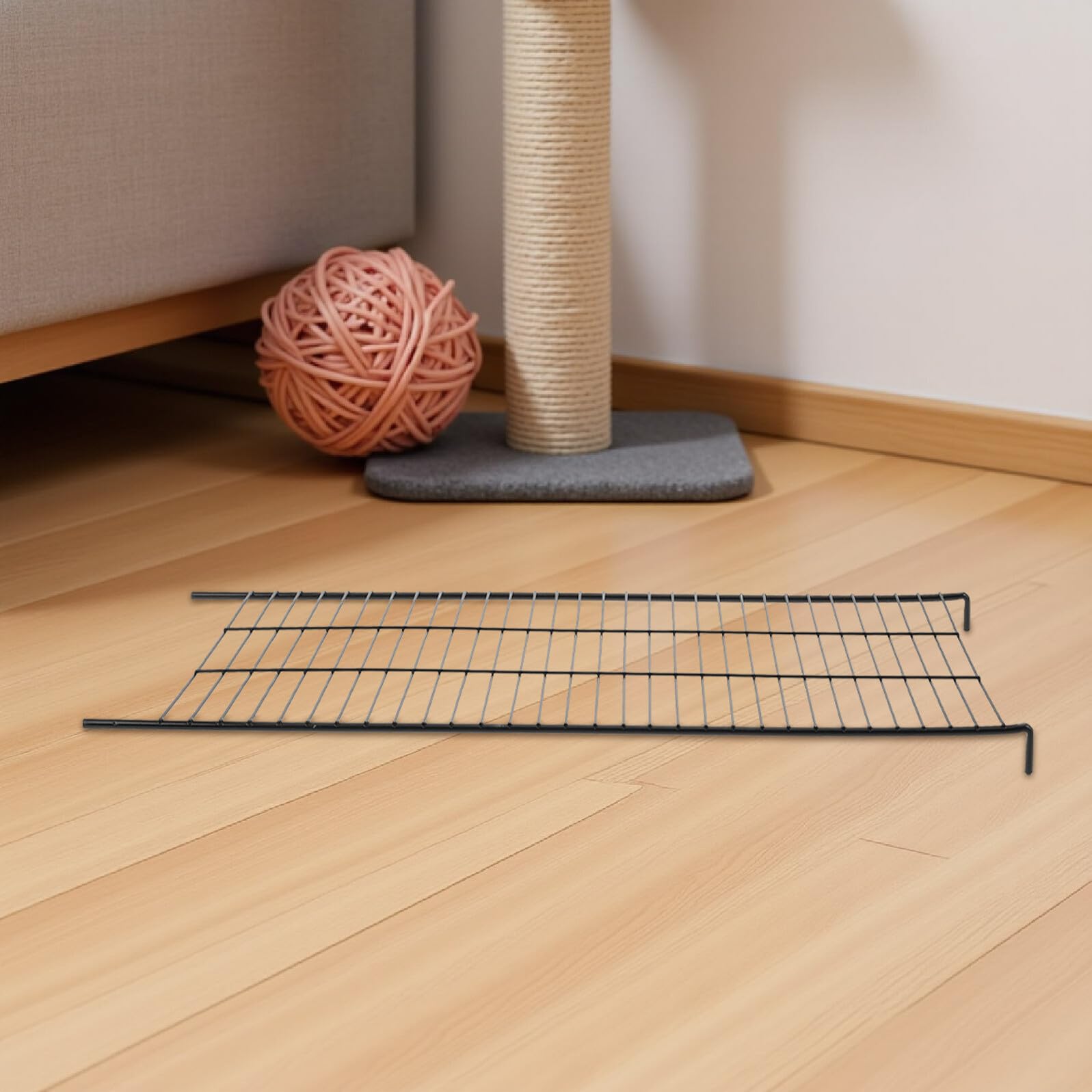 HEMOTON 2 Stück Metallleiter für Katzenkäfige aus Eisen Kletterrampe für Indoor Katzengehege Vielseitiges Zubehör 42,5 X 16 X 2,3cm für Selbstgemacht Katzenlaufstall