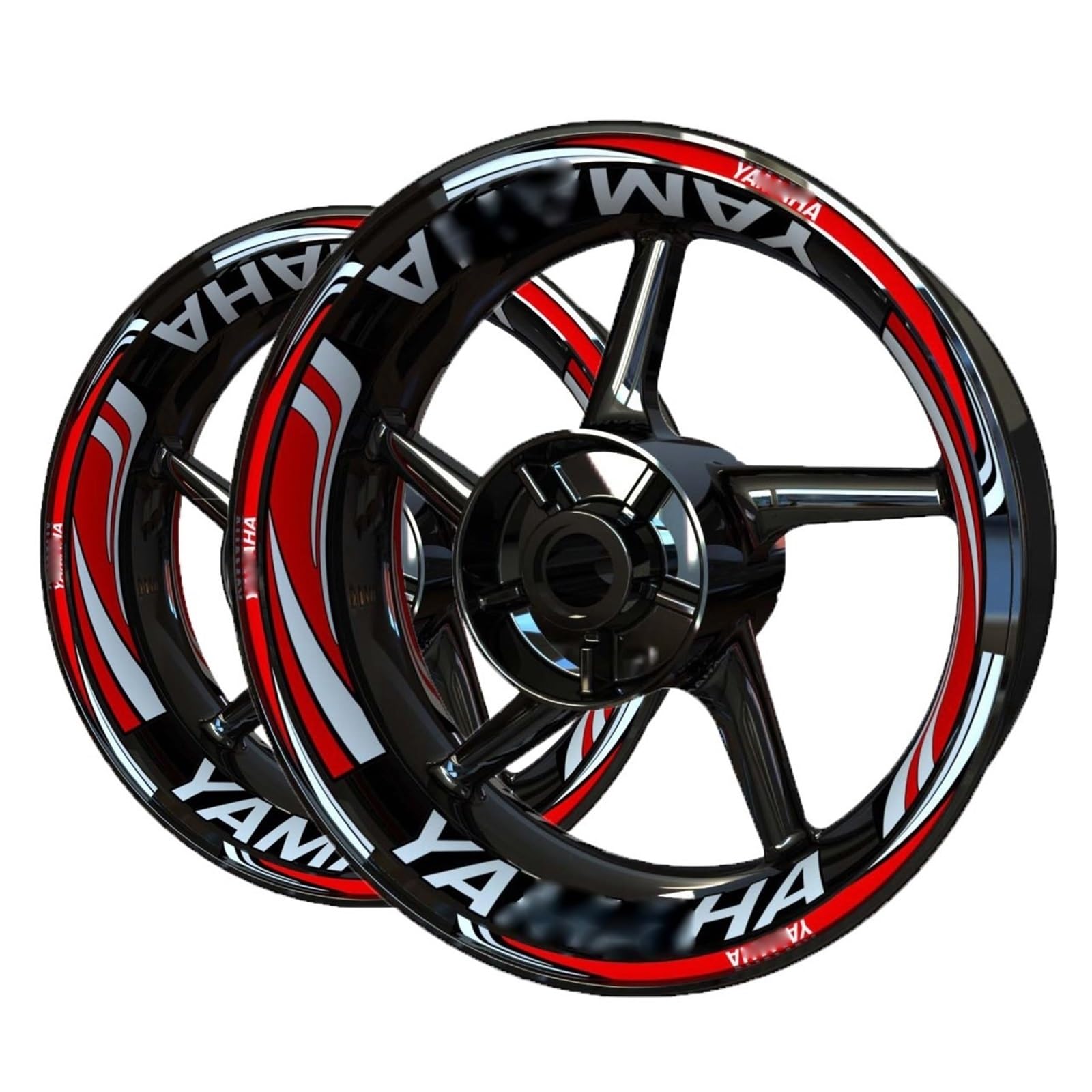 Sticker Wheel Rim Decal for for Mt07 for Mt09 for FZ6 for R15 for Wr450f for Hp4 for YZF for R1 for R3 for R15 R1m for R6(10)