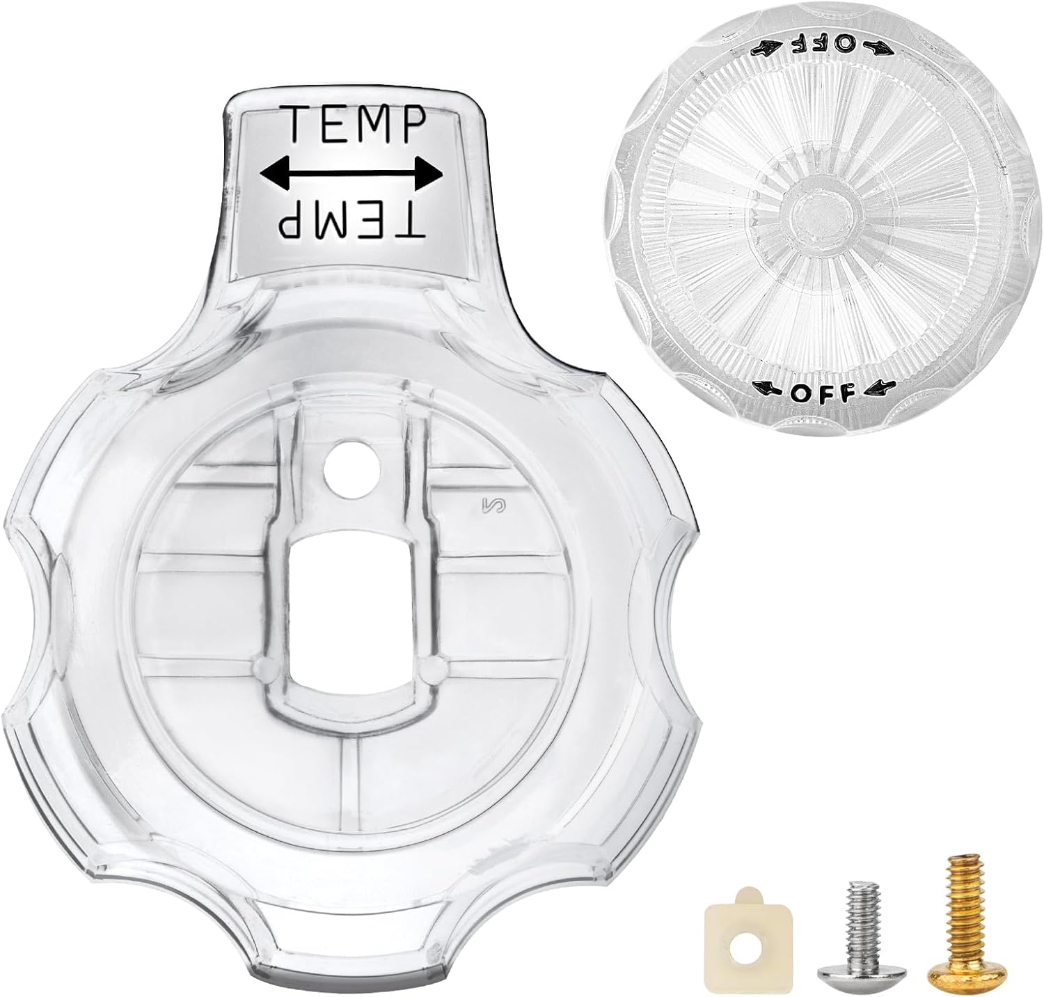 MXT11 Volume and Temperature Control Faucet Replacement Handles for Mixet Single Handle tub and Shower Faucet Applications