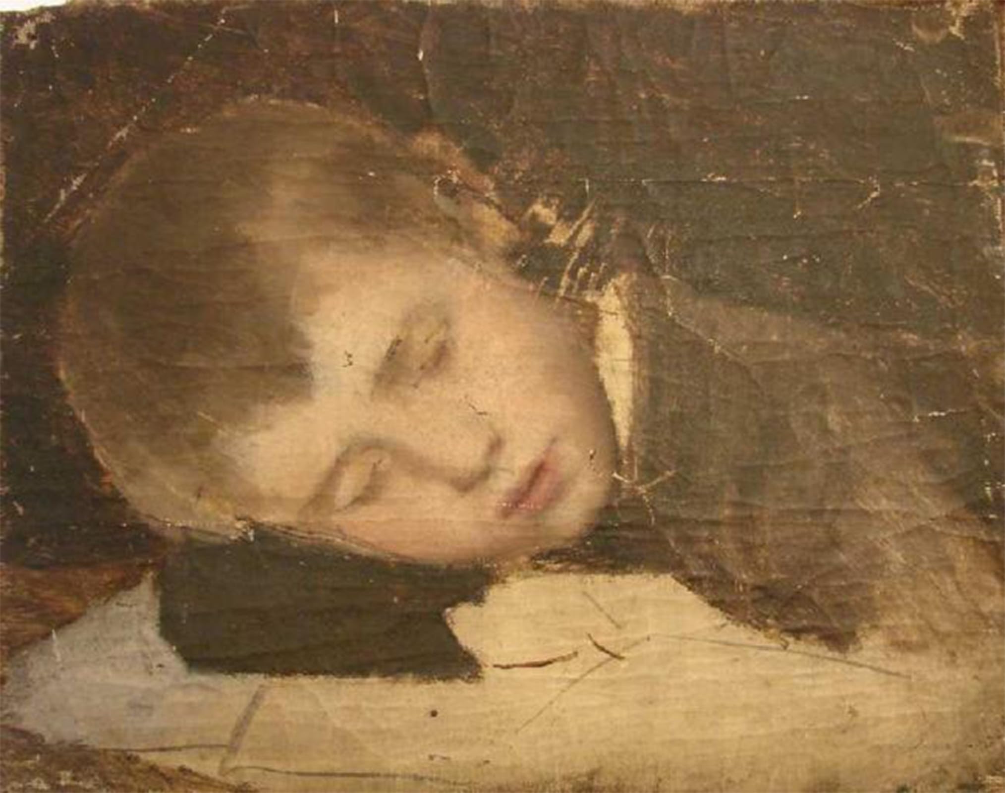 SERENDIPITP Aesthetic Poster Photo Wall Print Retro Picture Paul Henner Sleeping by Jean-jacques Henner Modern Wall Artwork for Home Decor 60x90cm