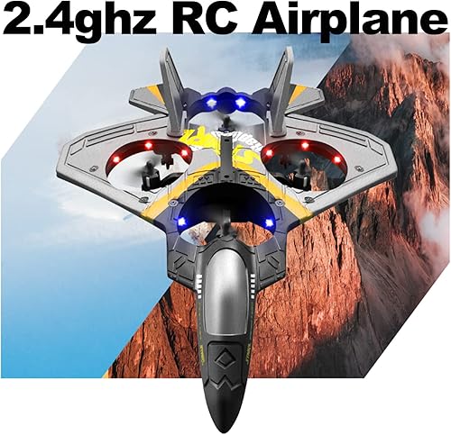 Miniatura 5 de GoolRC Avión de control remoto aviones RC de 24 GHz 6 canales EPP avión RC de 4 motores juguetes para adultos y niños con función de detección de