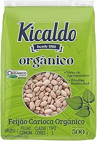 FEIJÃO ORGÂNICO KICALDO, Tamanho: Pequeno